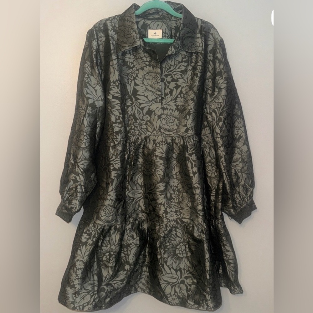 NWT Tuckernuck Emerald Mirasol Jacquard Alette Dress Size XXXL